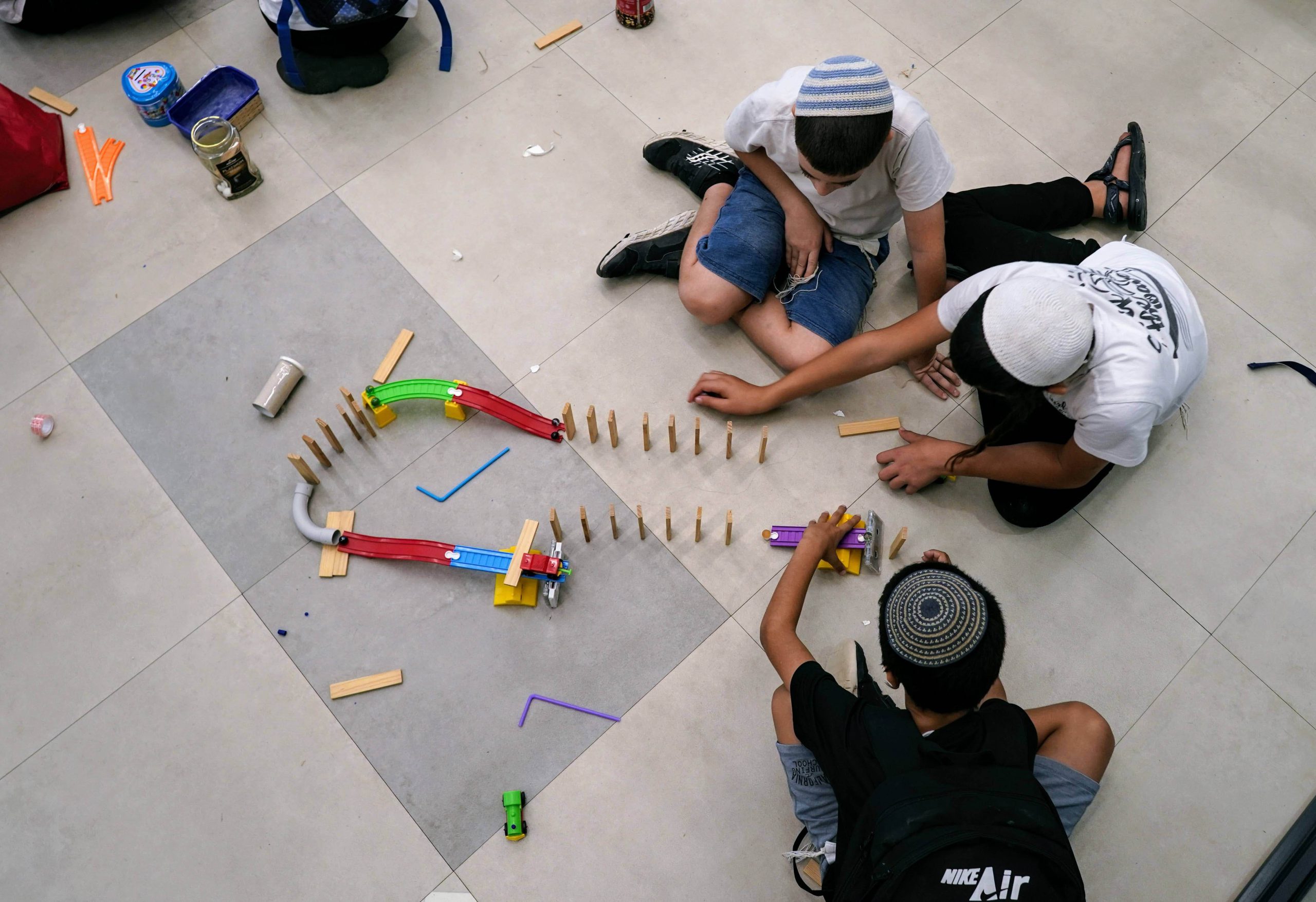 “Like in life, in the Rube Goldberg Machine action leads to action”